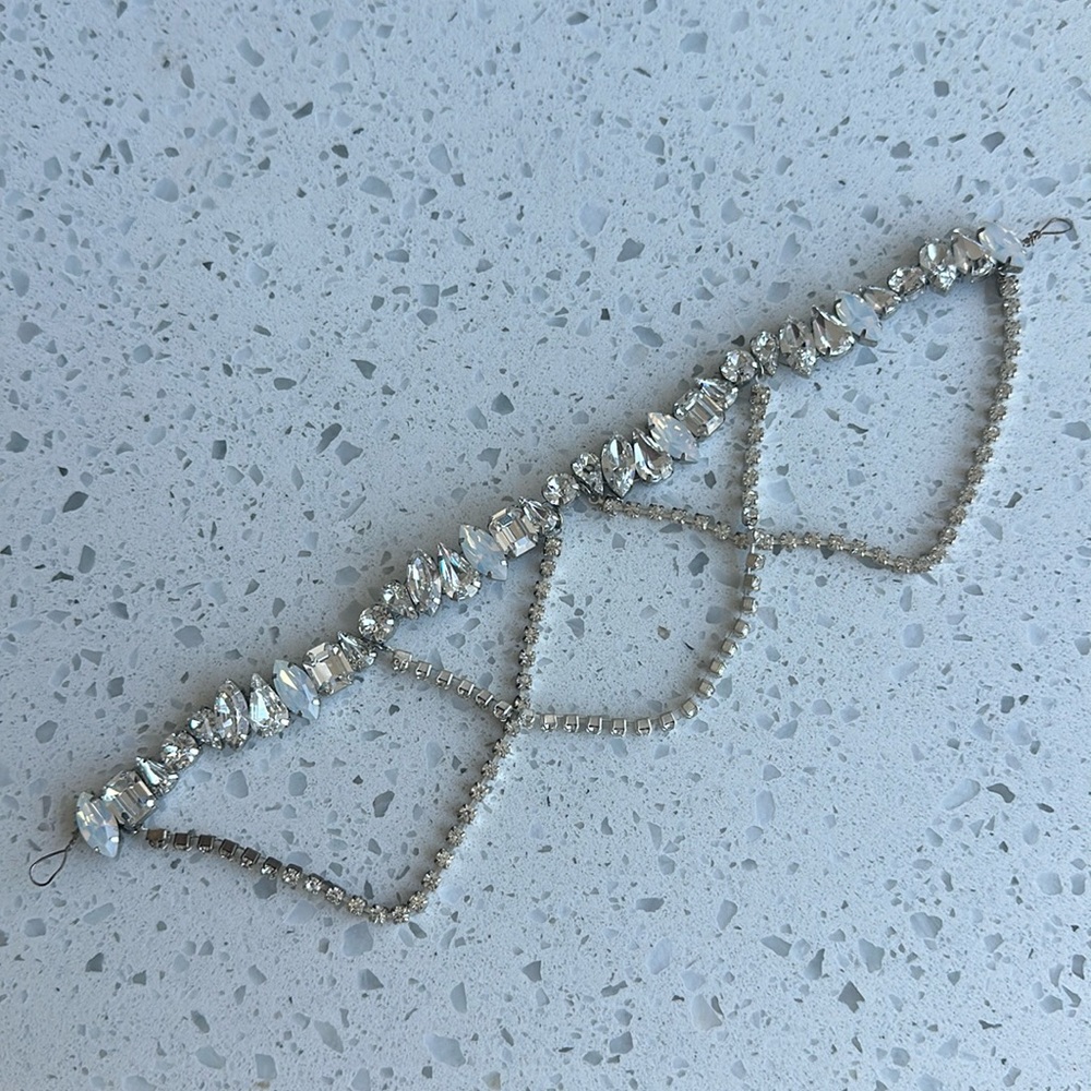 Wedding Jeweled Head Band Piece